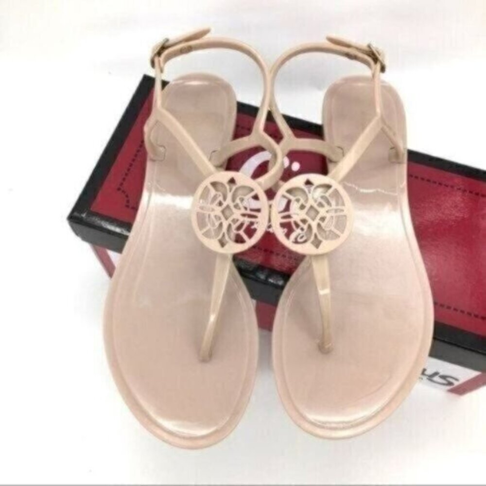 Sam Edelman Women’s Mae T-Strap Jelly Sandals New